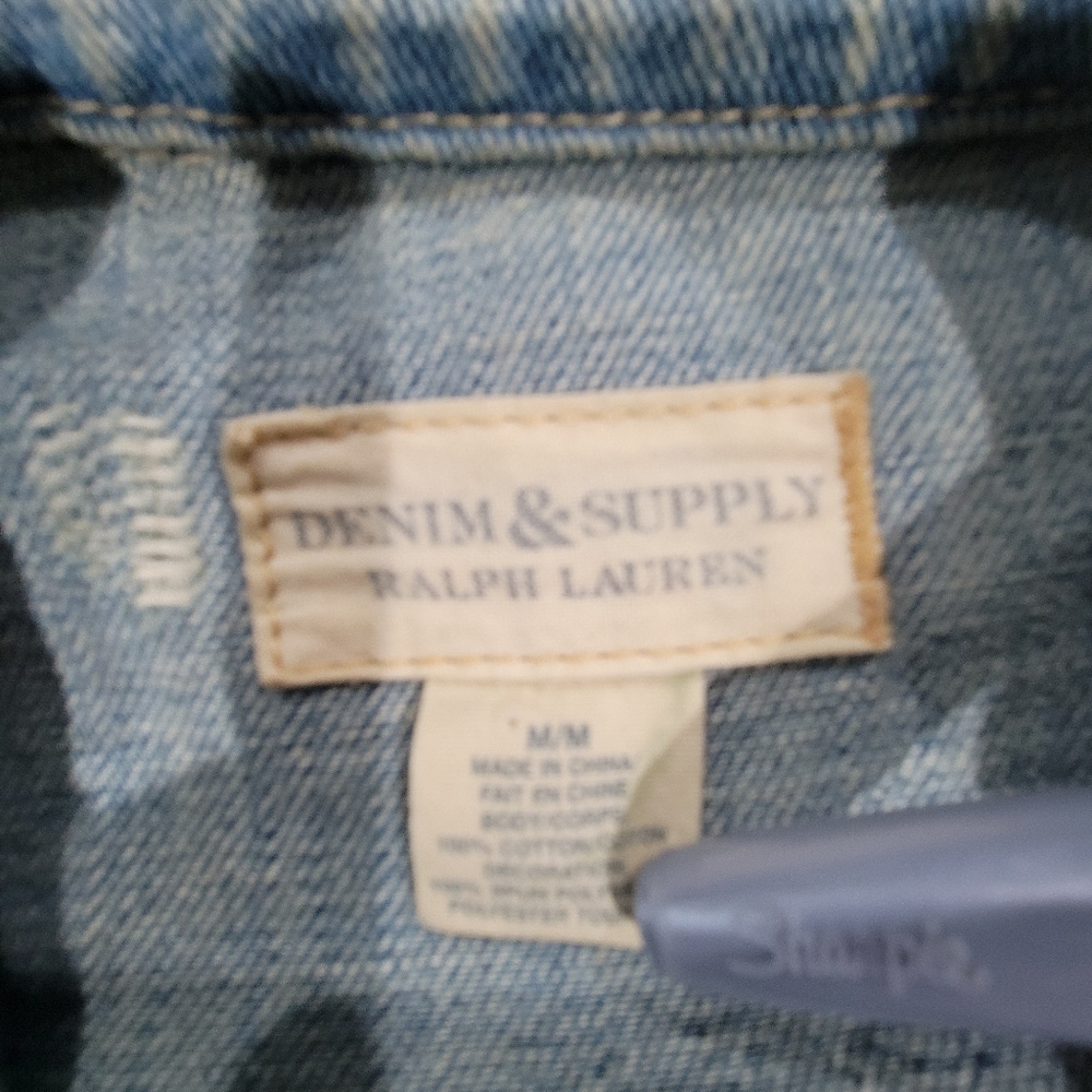 Ralph Lauren Denim And Supply Jean Jacket Womens Medium - Picture 5 of 6
